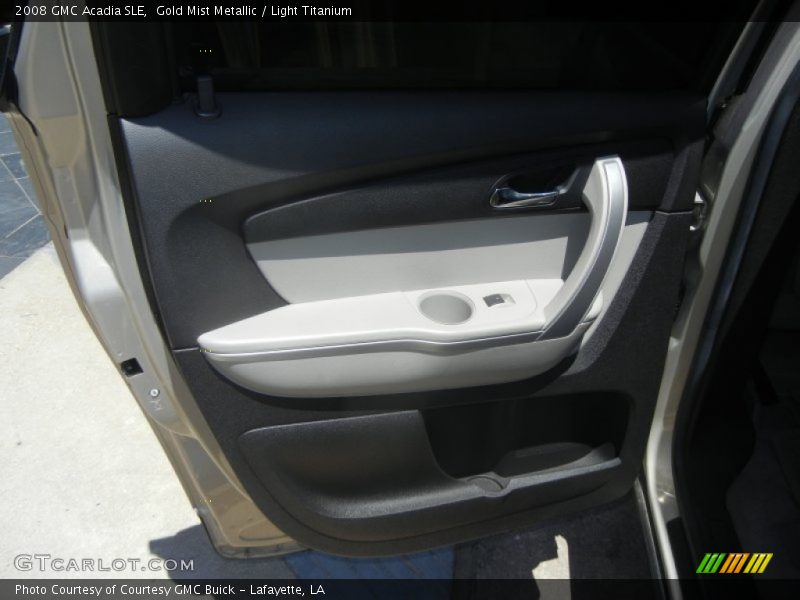 Gold Mist Metallic / Light Titanium 2008 GMC Acadia SLE