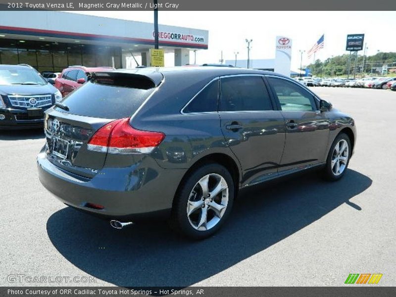 Magnetic Gray Metallic / Light Gray 2012 Toyota Venza LE