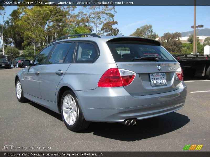 Quartz Blue Metallic / Terra/Black Dakota Leather 2006 BMW 3 Series 325xi Wagon