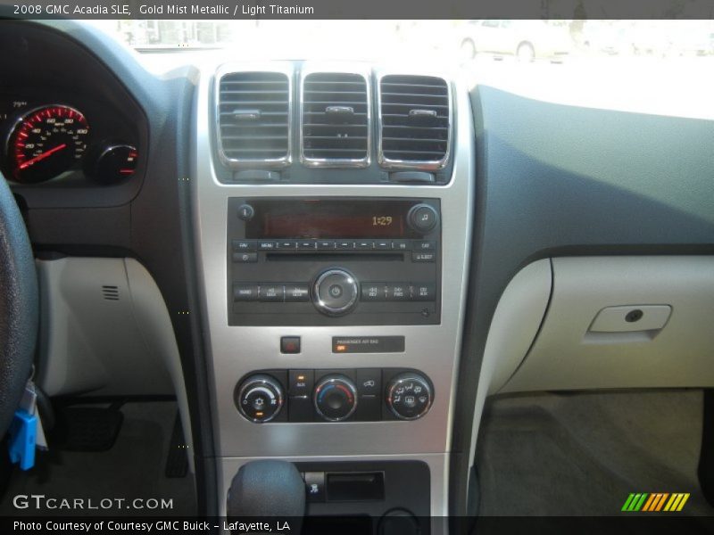 Gold Mist Metallic / Light Titanium 2008 GMC Acadia SLE