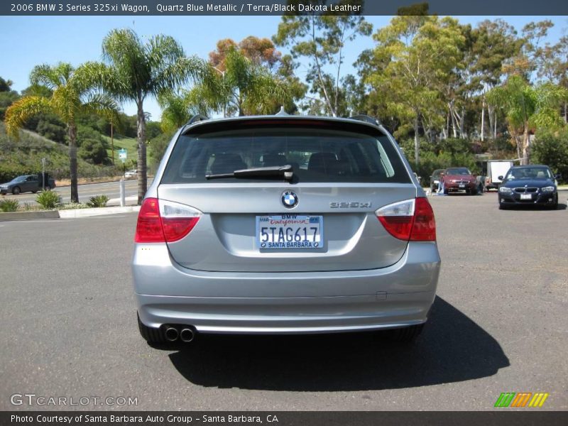 Quartz Blue Metallic / Terra/Black Dakota Leather 2006 BMW 3 Series 325xi Wagon