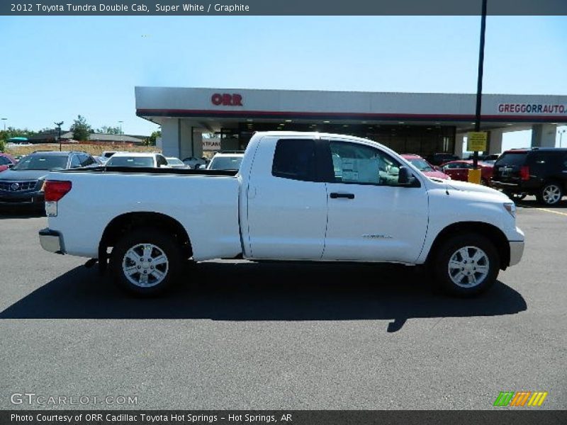 Super White / Graphite 2012 Toyota Tundra Double Cab