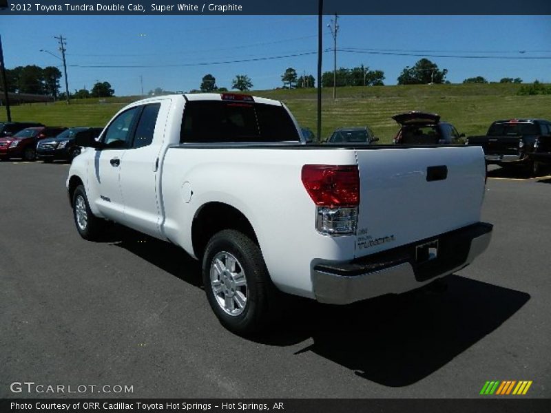 Super White / Graphite 2012 Toyota Tundra Double Cab