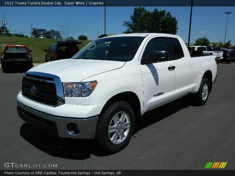 Super White / Graphite 2012 Toyota Tundra Double Cab