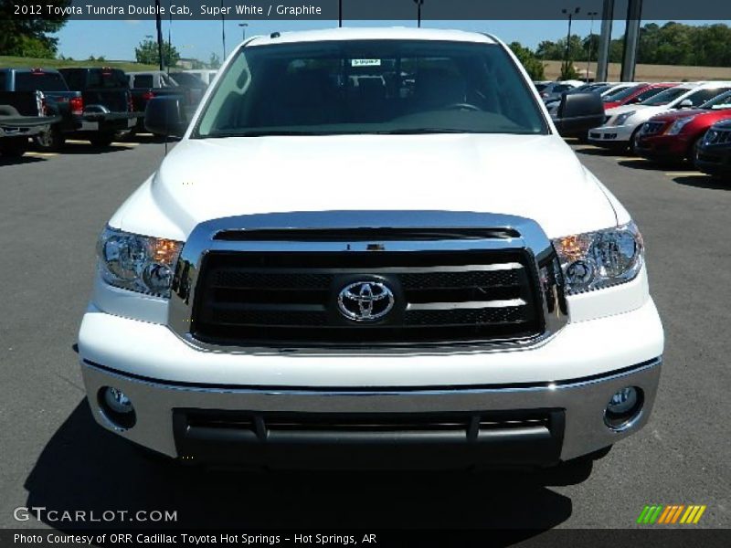 Super White / Graphite 2012 Toyota Tundra Double Cab