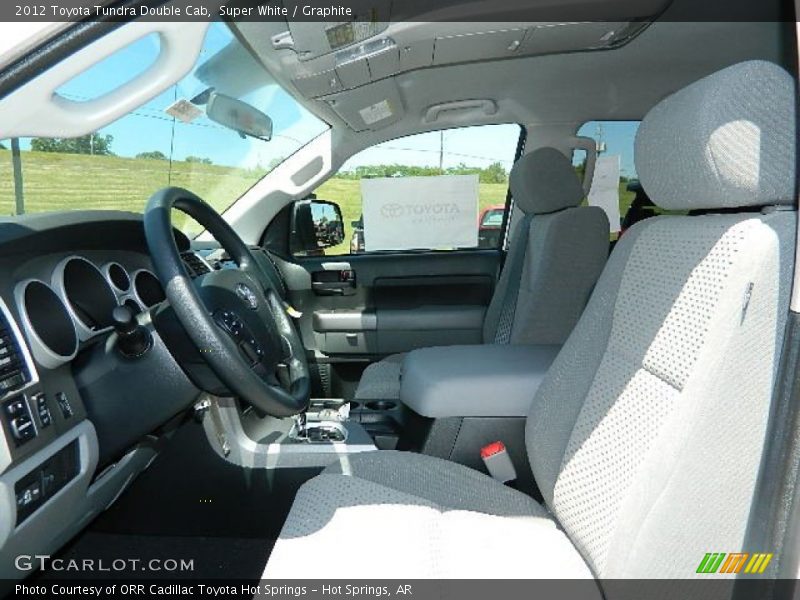 Super White / Graphite 2012 Toyota Tundra Double Cab