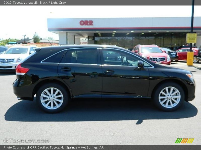 Black / Light Gray 2012 Toyota Venza LE