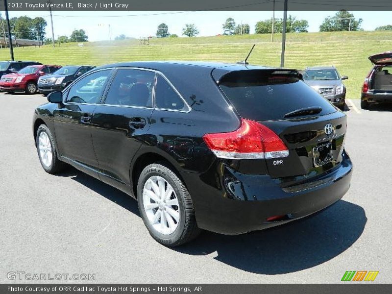 Black / Light Gray 2012 Toyota Venza LE