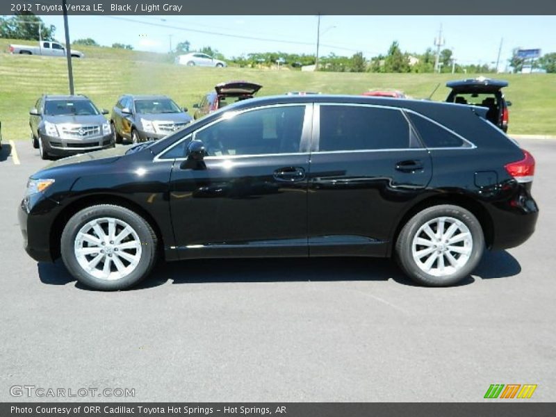 Black / Light Gray 2012 Toyota Venza LE