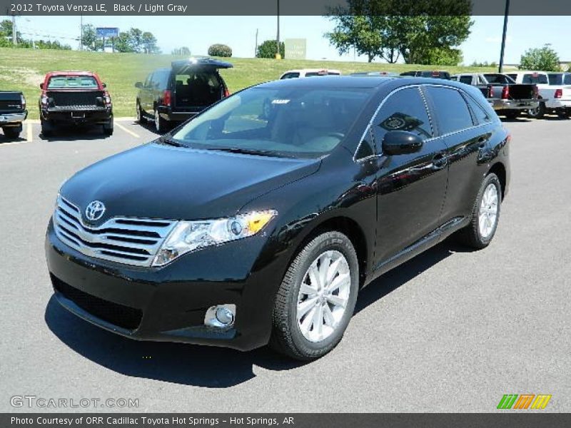 Black / Light Gray 2012 Toyota Venza LE