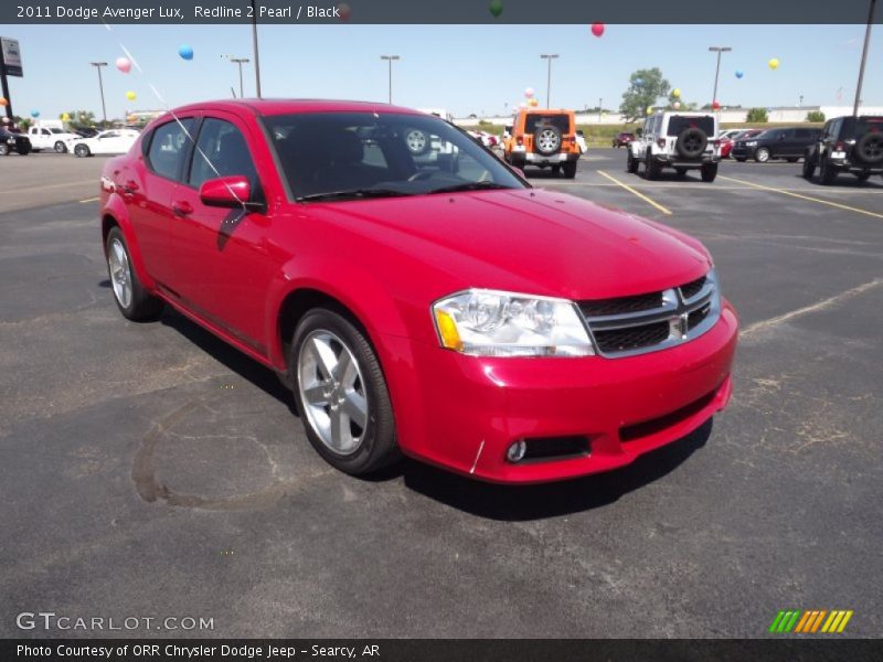 Redline 2 Pearl / Black 2011 Dodge Avenger Lux