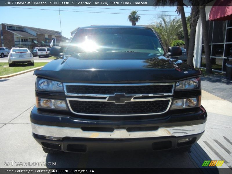 Black / Dark Charcoal 2007 Chevrolet Silverado 1500 Classic LS Extended Cab 4x4