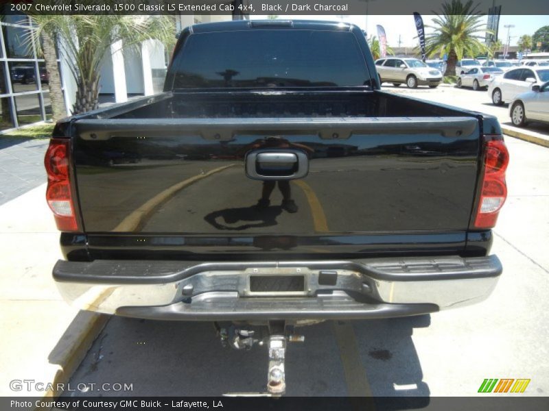 Black / Dark Charcoal 2007 Chevrolet Silverado 1500 Classic LS Extended Cab 4x4