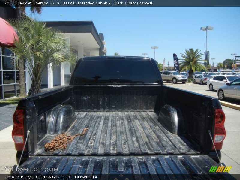 Black / Dark Charcoal 2007 Chevrolet Silverado 1500 Classic LS Extended Cab 4x4