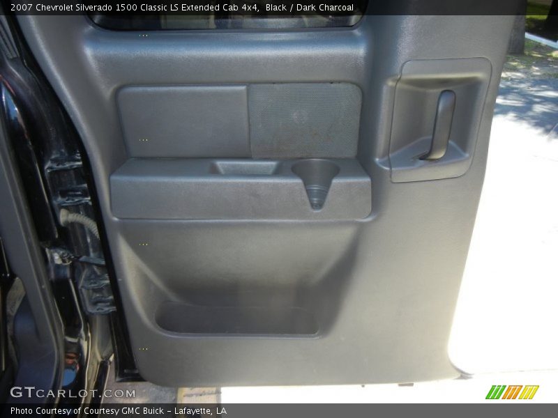 Black / Dark Charcoal 2007 Chevrolet Silverado 1500 Classic LS Extended Cab 4x4