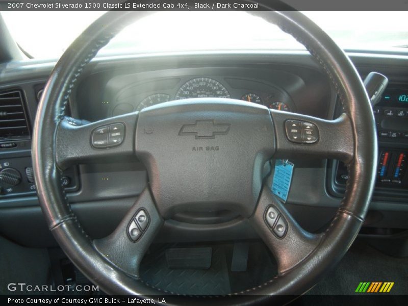 Black / Dark Charcoal 2007 Chevrolet Silverado 1500 Classic LS Extended Cab 4x4