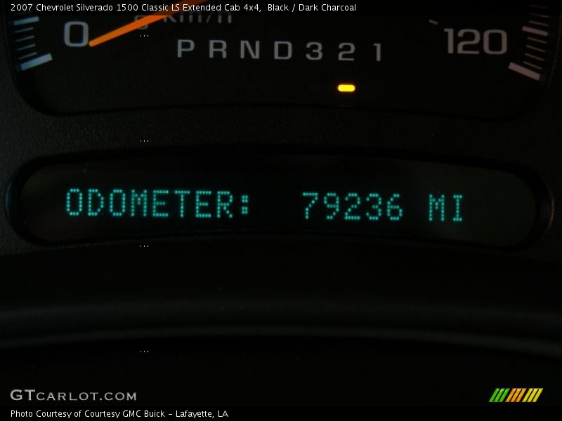 Black / Dark Charcoal 2007 Chevrolet Silverado 1500 Classic LS Extended Cab 4x4