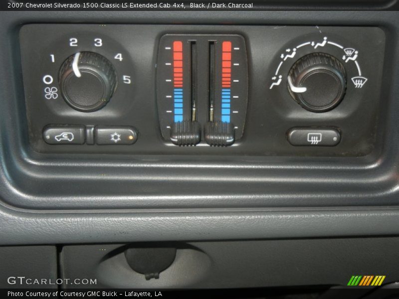 Black / Dark Charcoal 2007 Chevrolet Silverado 1500 Classic LS Extended Cab 4x4