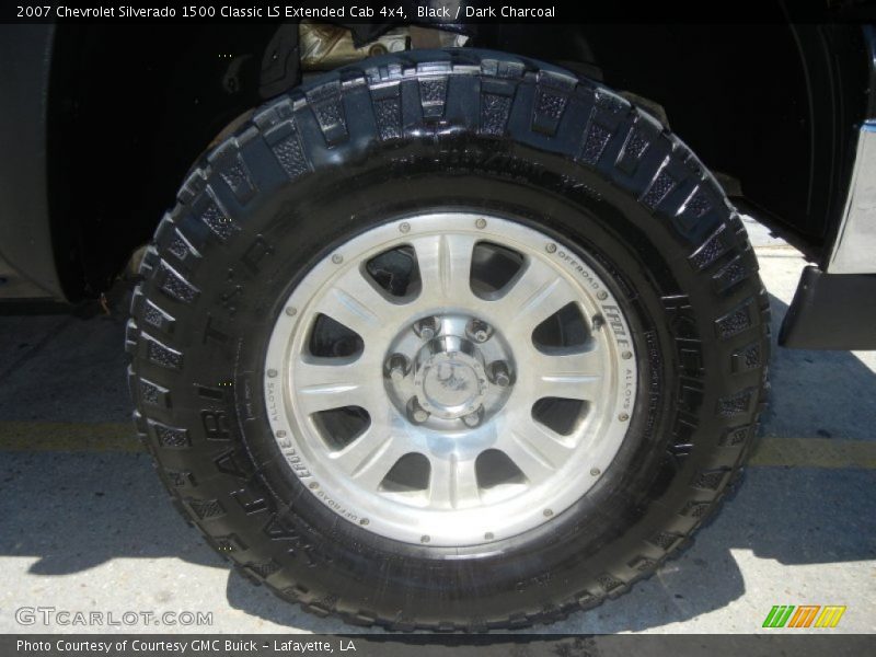 Black / Dark Charcoal 2007 Chevrolet Silverado 1500 Classic LS Extended Cab 4x4