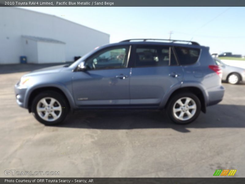 Pacific Blue Metallic / Sand Beige 2010 Toyota RAV4 Limited