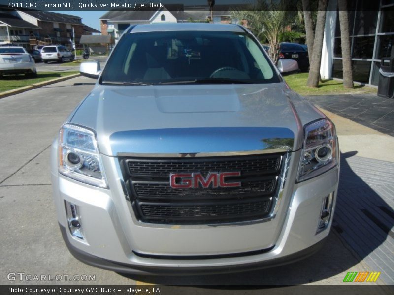 Quicksilver Metallic / Jet Black 2011 GMC Terrain SLE