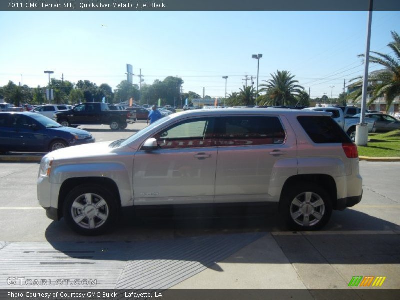 Quicksilver Metallic / Jet Black 2011 GMC Terrain SLE