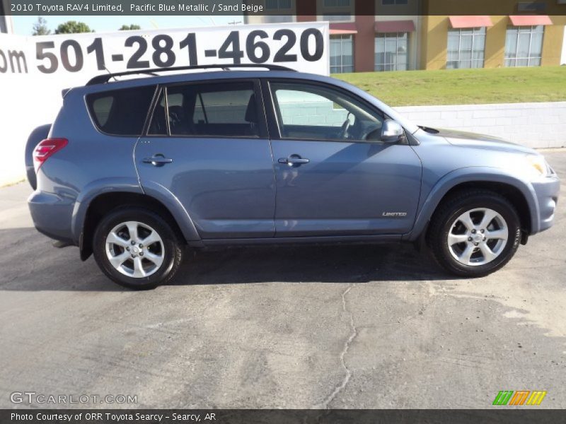 Pacific Blue Metallic / Sand Beige 2010 Toyota RAV4 Limited