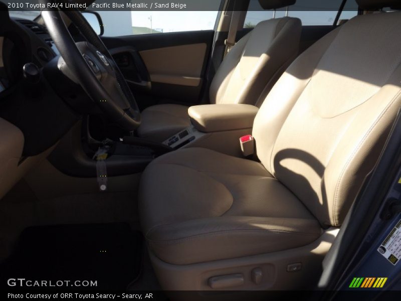 Pacific Blue Metallic / Sand Beige 2010 Toyota RAV4 Limited