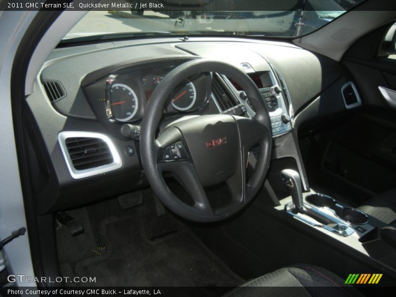 Quicksilver Metallic / Jet Black 2011 GMC Terrain SLE