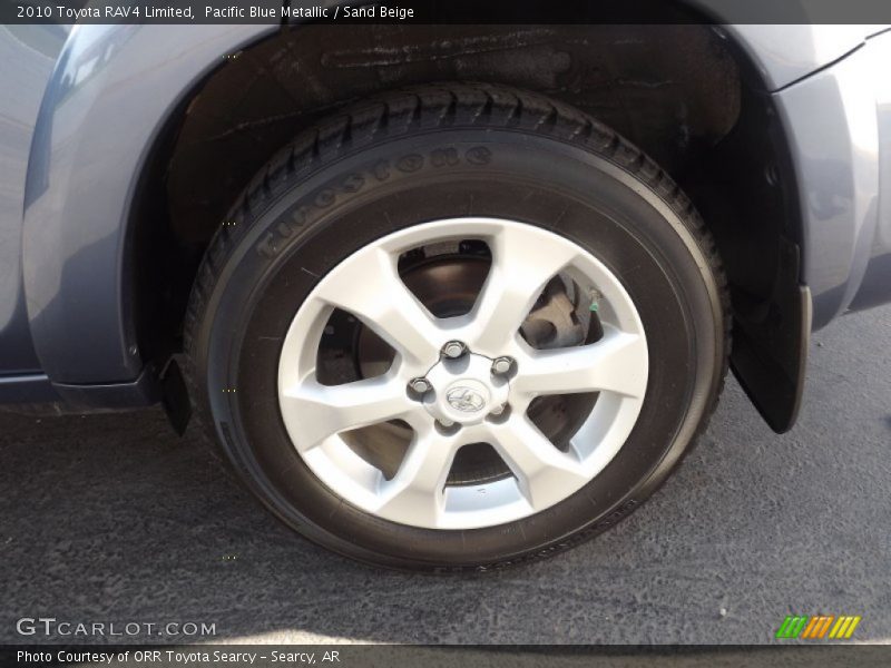 Pacific Blue Metallic / Sand Beige 2010 Toyota RAV4 Limited