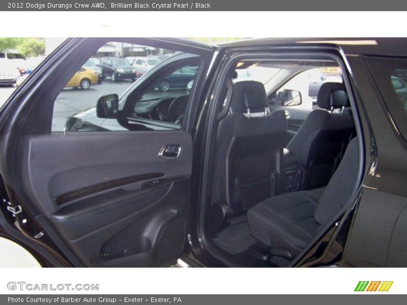 Brilliant Black Crystal Pearl / Black 2012 Dodge Durango Crew AWD