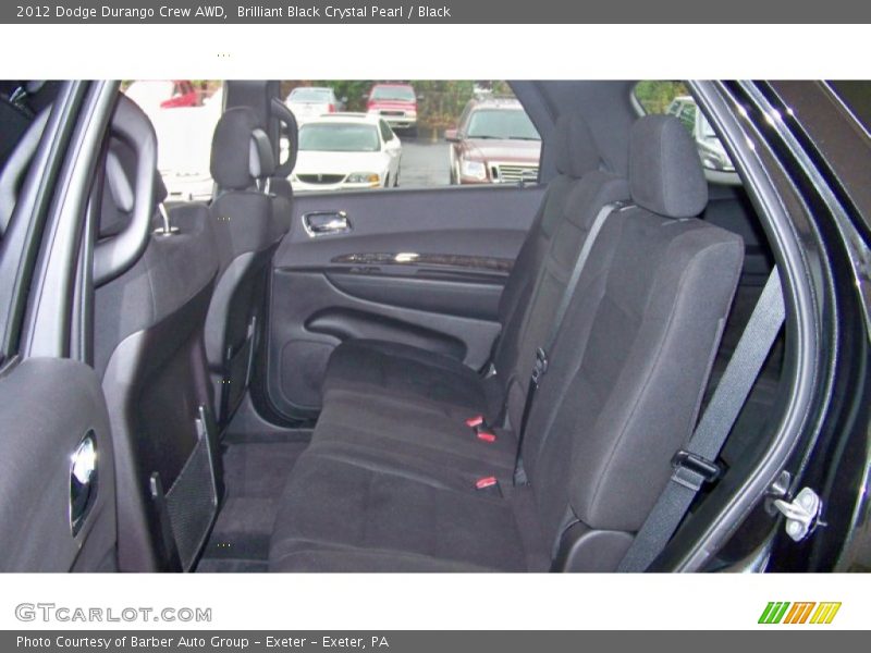 Brilliant Black Crystal Pearl / Black 2012 Dodge Durango Crew AWD
