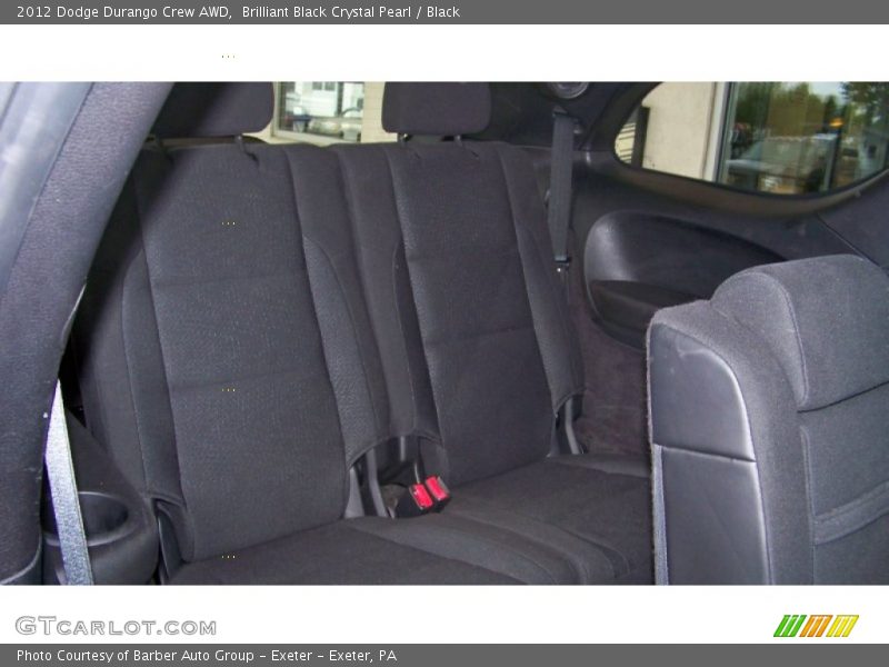Brilliant Black Crystal Pearl / Black 2012 Dodge Durango Crew AWD