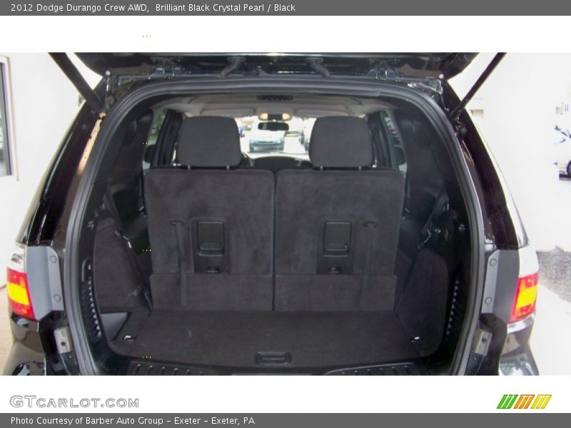 Brilliant Black Crystal Pearl / Black 2012 Dodge Durango Crew AWD