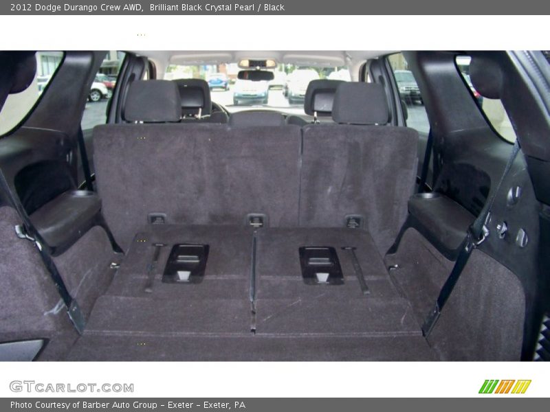 Brilliant Black Crystal Pearl / Black 2012 Dodge Durango Crew AWD