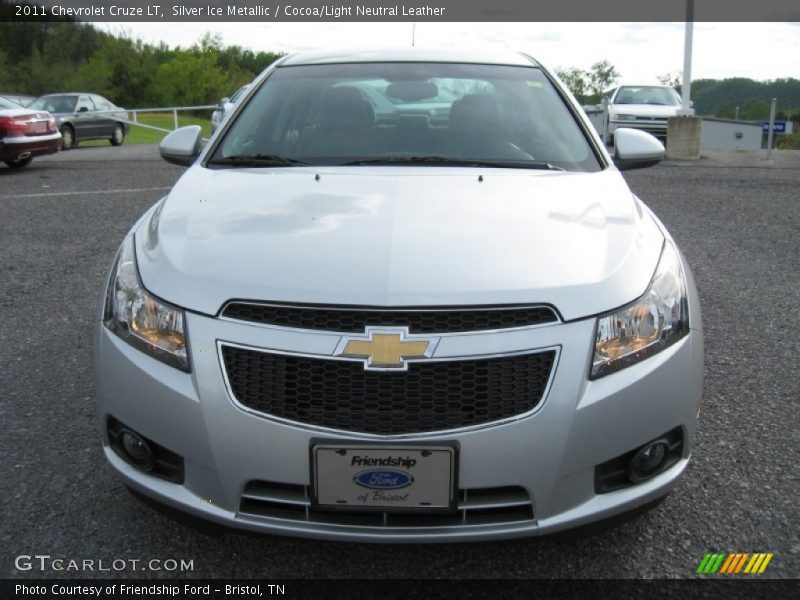 Silver Ice Metallic / Cocoa/Light Neutral Leather 2011 Chevrolet Cruze LT
