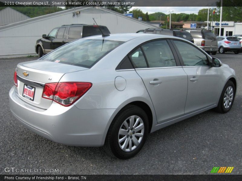 Silver Ice Metallic / Cocoa/Light Neutral Leather 2011 Chevrolet Cruze LT
