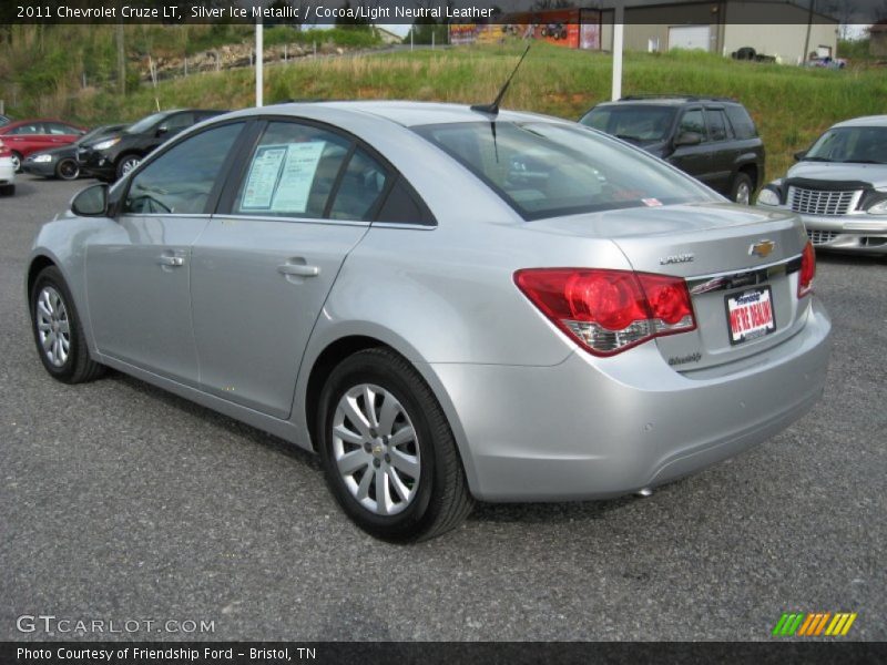 Silver Ice Metallic / Cocoa/Light Neutral Leather 2011 Chevrolet Cruze LT
