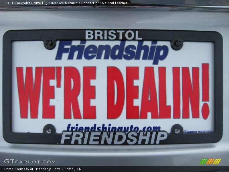 Silver Ice Metallic / Cocoa/Light Neutral Leather 2011 Chevrolet Cruze LT