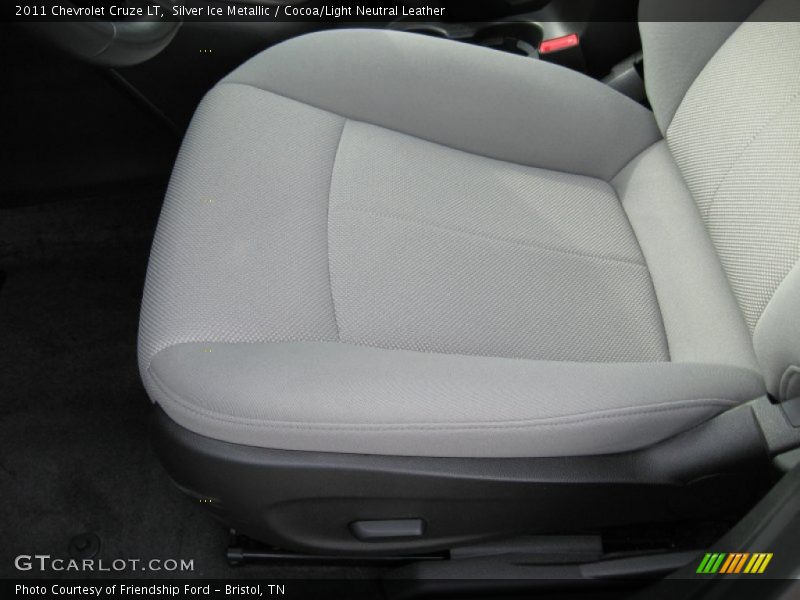 Silver Ice Metallic / Cocoa/Light Neutral Leather 2011 Chevrolet Cruze LT