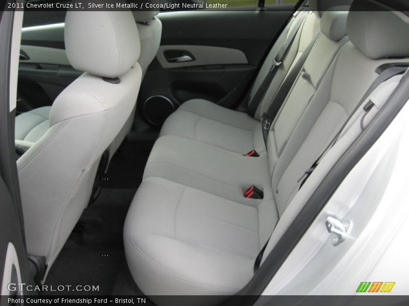 Silver Ice Metallic / Cocoa/Light Neutral Leather 2011 Chevrolet Cruze LT
