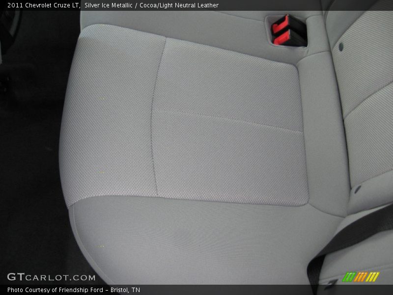 Silver Ice Metallic / Cocoa/Light Neutral Leather 2011 Chevrolet Cruze LT