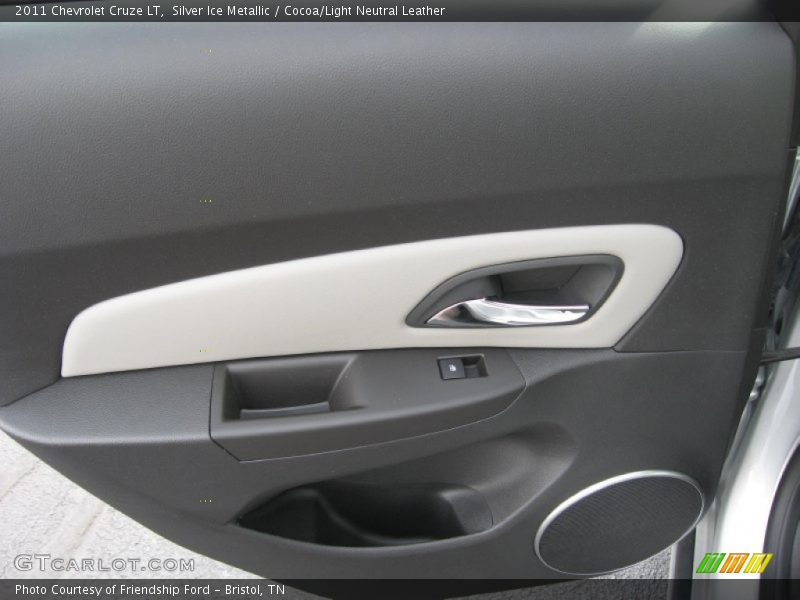 Silver Ice Metallic / Cocoa/Light Neutral Leather 2011 Chevrolet Cruze LT