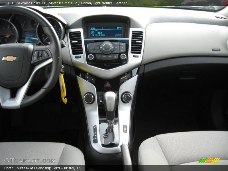 Silver Ice Metallic / Cocoa/Light Neutral Leather 2011 Chevrolet Cruze LT