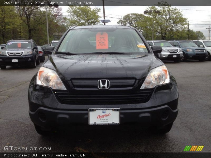 Nighthawk Black Pearl / Ivory 2007 Honda CR-V LX 4WD