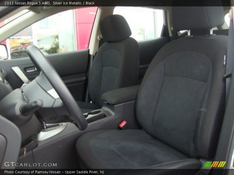 Silver Ice Metallic / Black 2011 Nissan Rogue S AWD