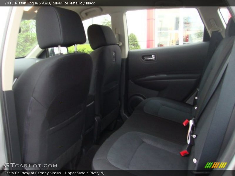 Silver Ice Metallic / Black 2011 Nissan Rogue S AWD