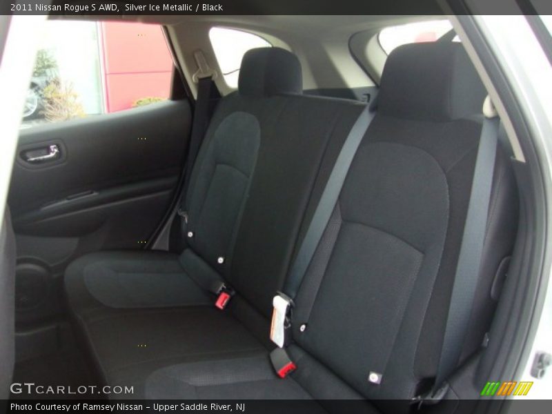 Silver Ice Metallic / Black 2011 Nissan Rogue S AWD