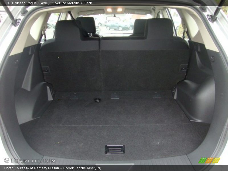 Silver Ice Metallic / Black 2011 Nissan Rogue S AWD