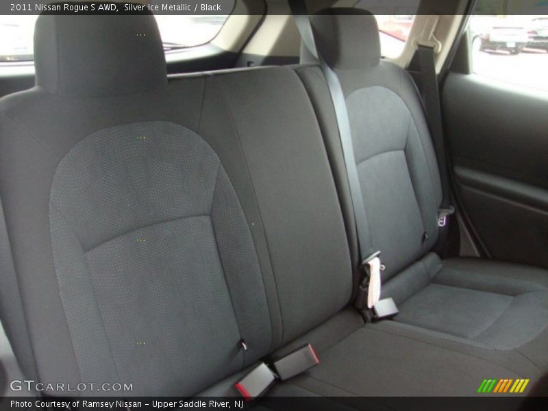 Silver Ice Metallic / Black 2011 Nissan Rogue S AWD